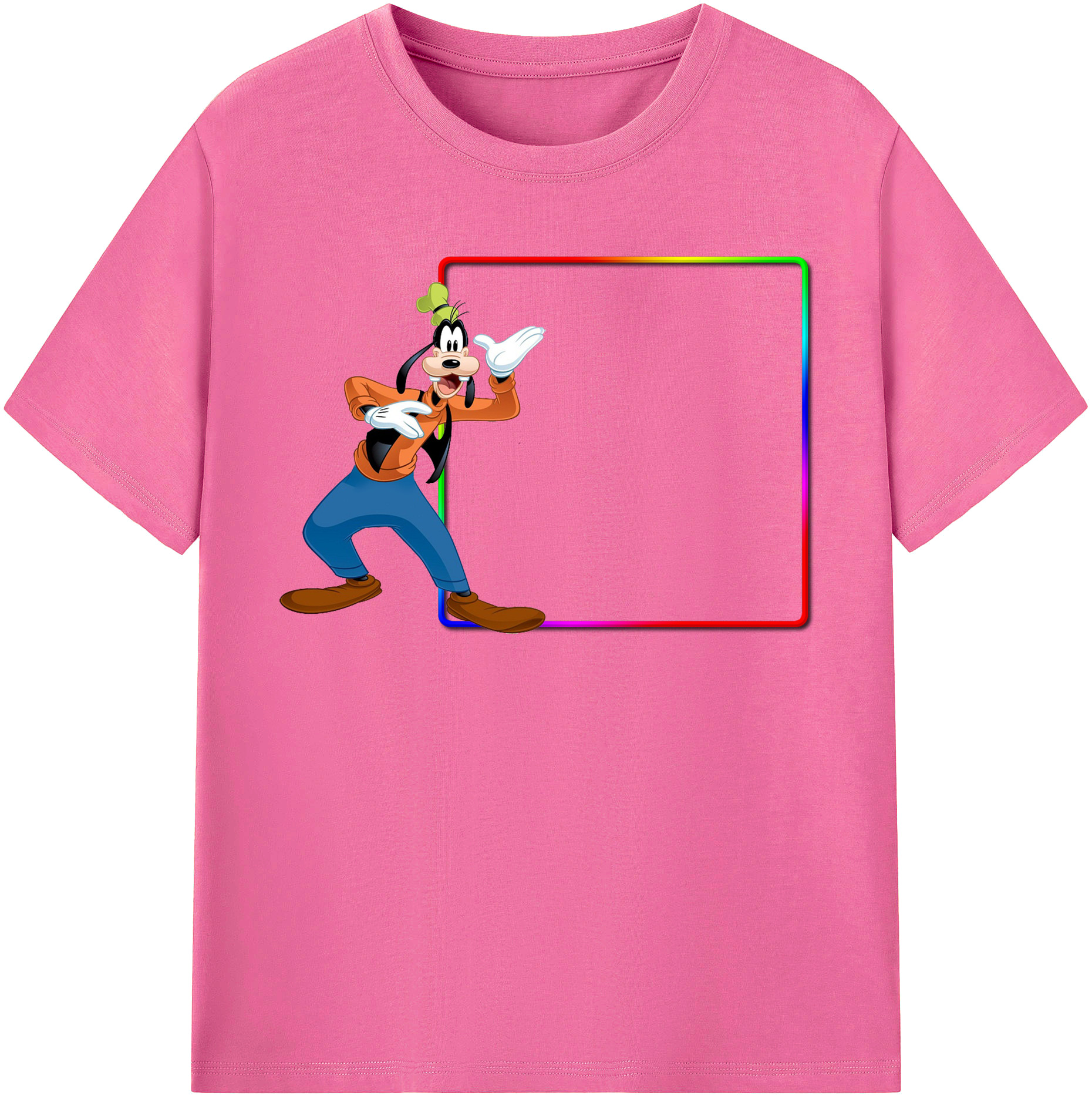 （画像用） ミッキーマウス Mickey Mouse レディースカジュアルプリントTシャツ（綿100％）